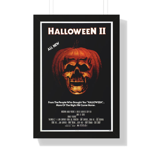 HALLOWEEN II 1981 - Framed Movie Poster-16″ x 24″-The Sticker Space