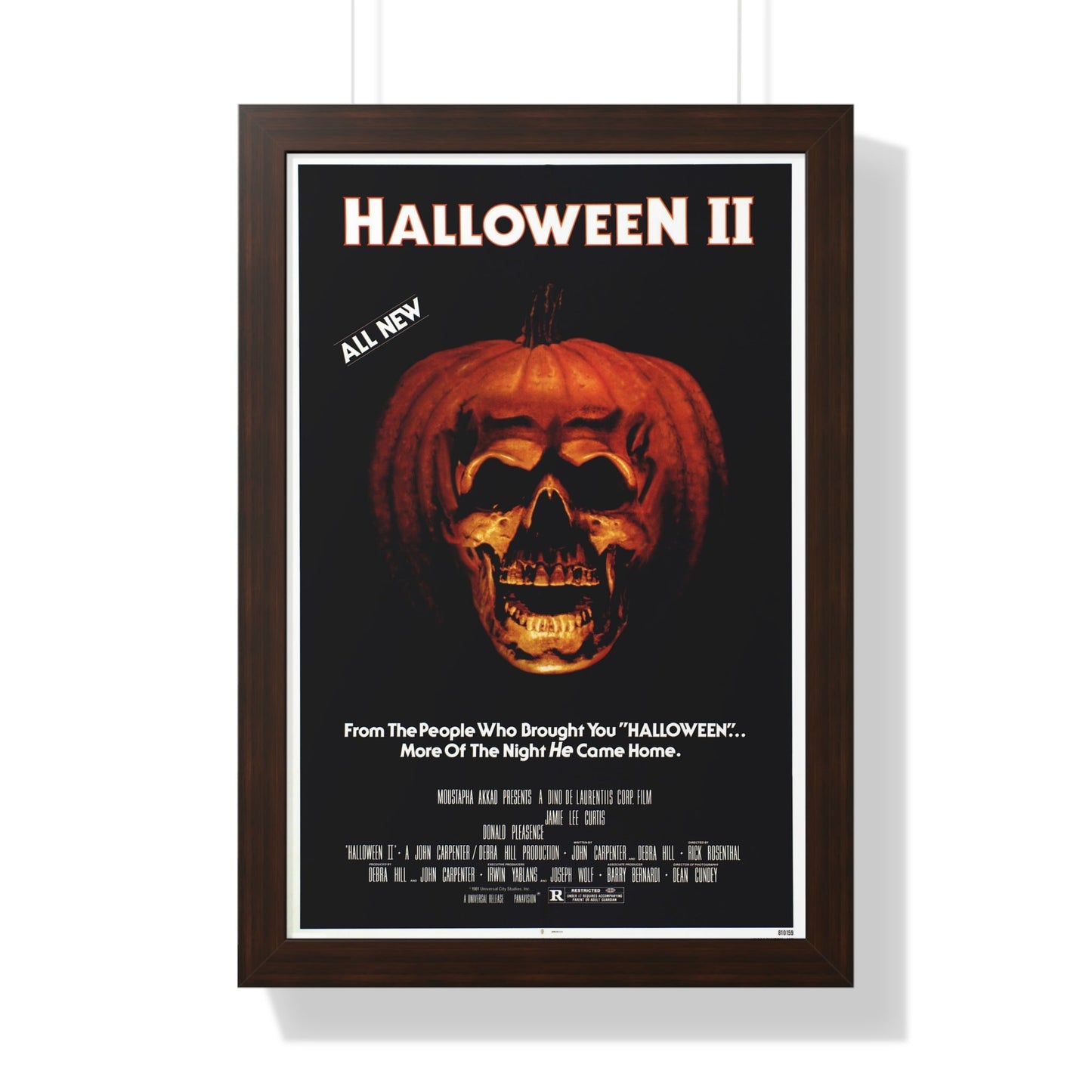 HALLOWEEN II 1981 - Framed Movie Poster-16″ x 24″-The Sticker Space