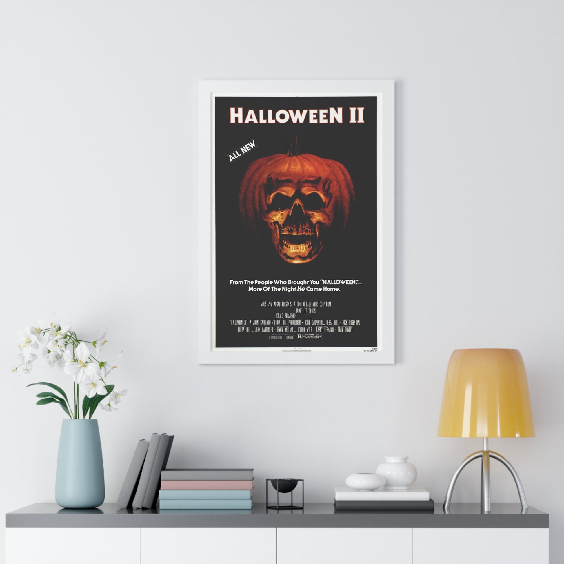 HALLOWEEN II 1981 - Framed Movie Poster-The Sticker Space