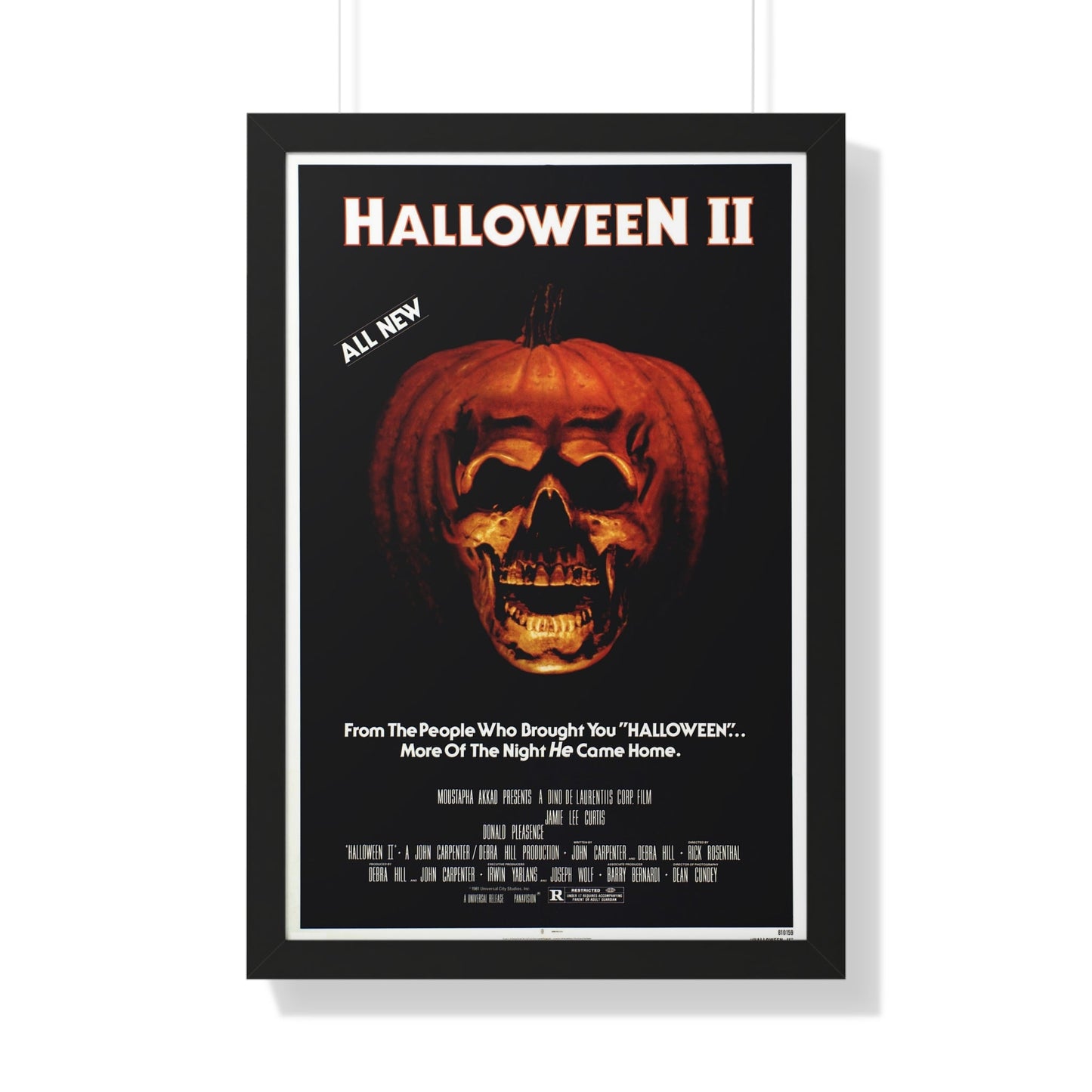 HALLOWEEN II 1981 - Framed Movie Poster-20" x 30"-The Sticker Space