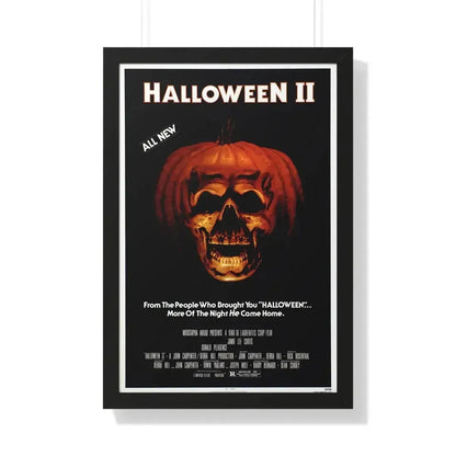 HALLOWEEN II 1981 - Framed Movie Poster 20" x 30" Black - The Sticker Space