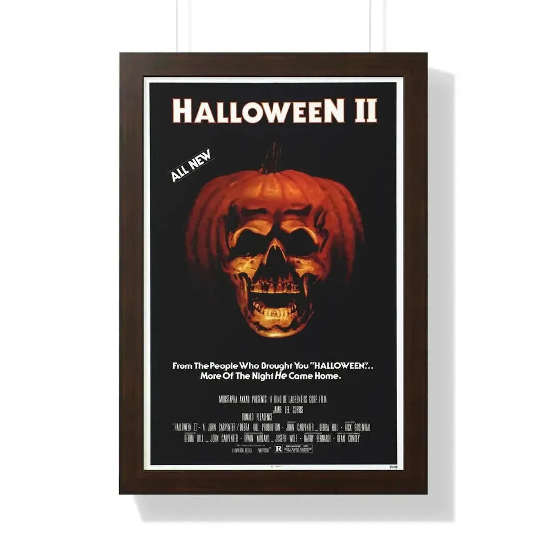 HALLOWEEN II 1981 - Framed Movie Poster - The Sticker Space