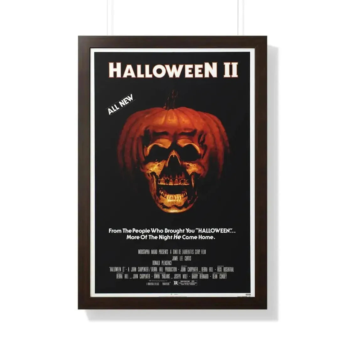 HALLOWEEN II 1981 - Framed Movie Poster - The Sticker Space