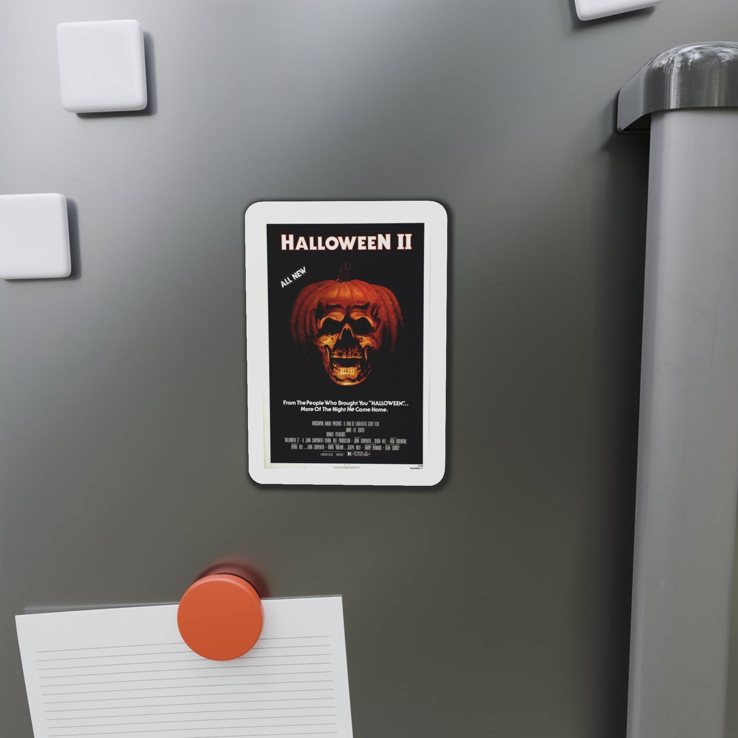 Halloween II 1981 Movie Poster Die-Cut Magnet-The Sticker Space