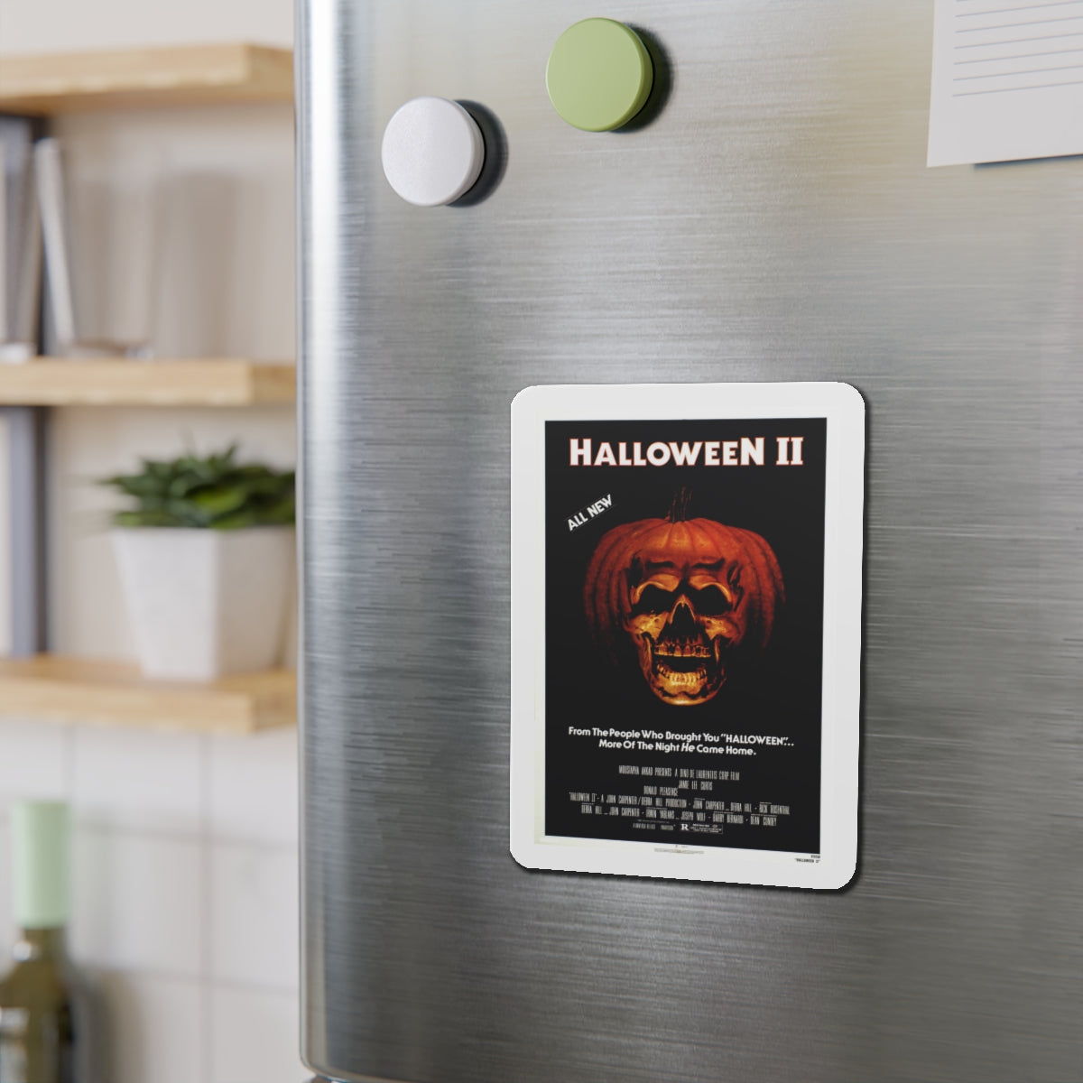 HALLOWEEN II 1981 Movie Poster - Die-Cut Magnet-The Sticker Space