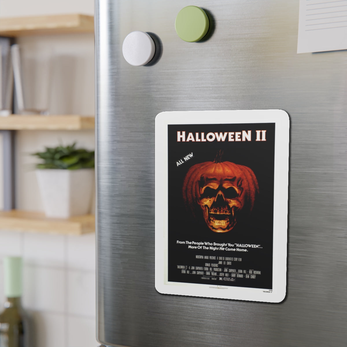 HALLOWEEN II 1981 Movie Poster - Die-Cut Magnet-The Sticker Space