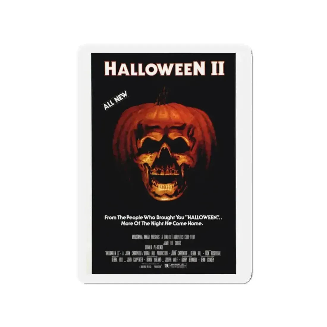 HALLOWEEN II 1981 Movie Poster - Refrigerator Magnet - The Sticker Space