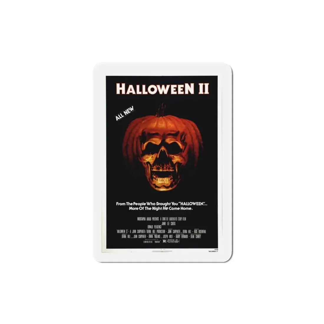Halloween II 1981 Movie Poster Refrigerator Magnet - The Sticker Space