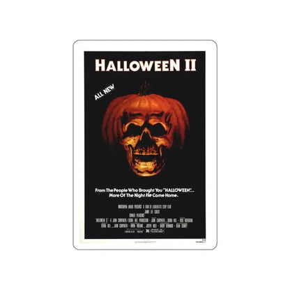 HALLOWEEN II 1981 Movie Poster STICKER Vinyl Die-Cut Decal 3 Inch - The Sticker Space