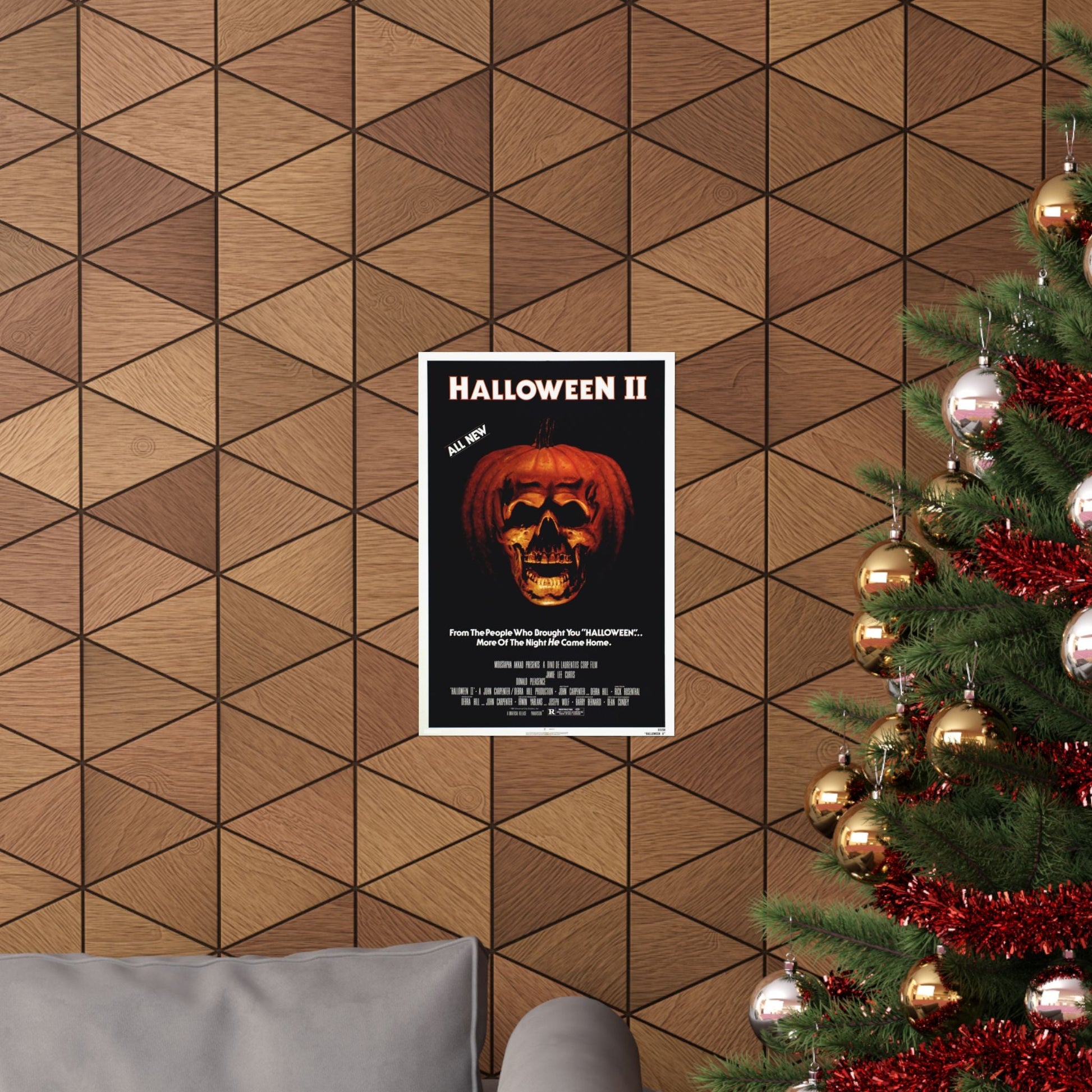 HALLOWEEN II 1981 - Paper Movie Poster-The Sticker Space