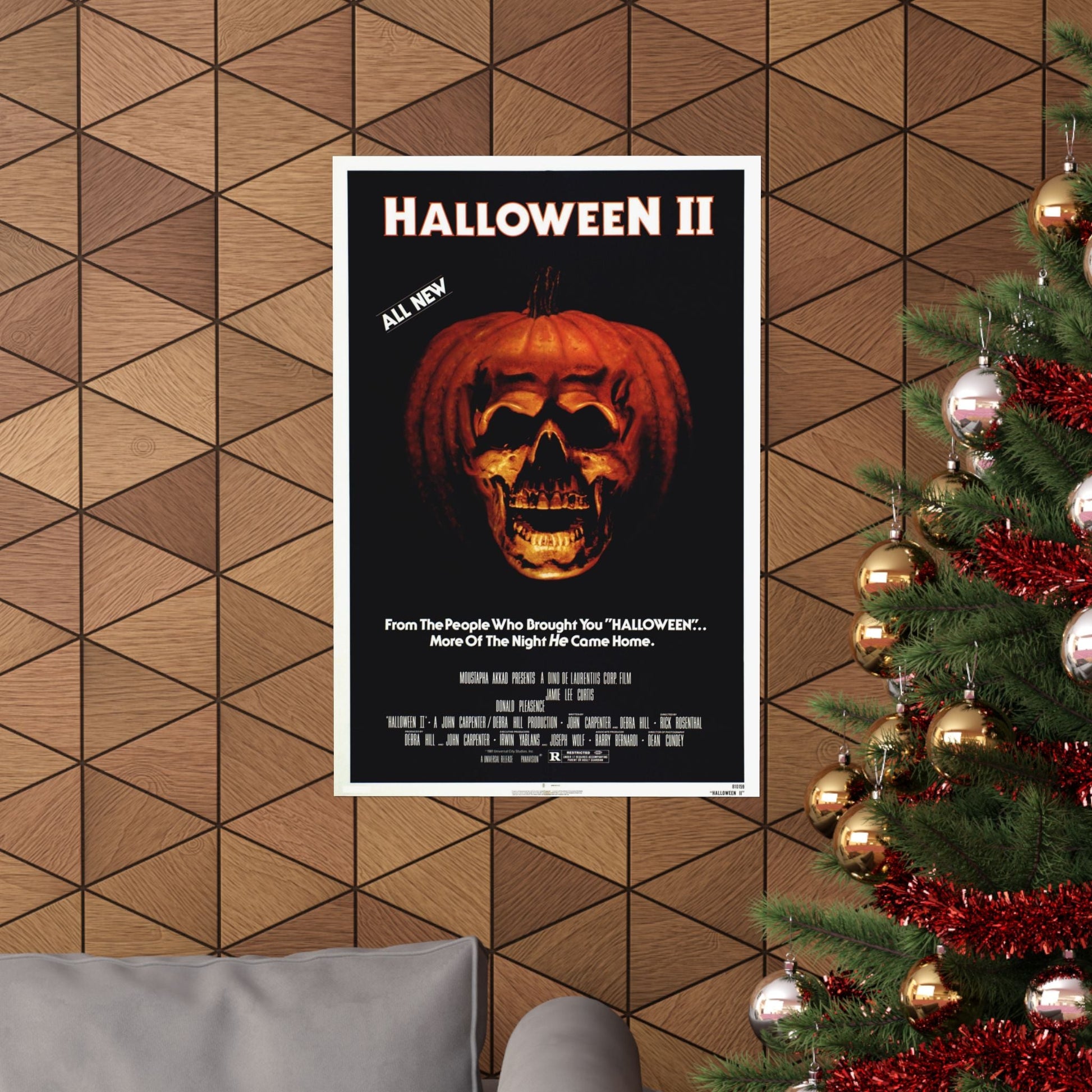 HALLOWEEN II 1981 - Paper Movie Poster-The Sticker Space