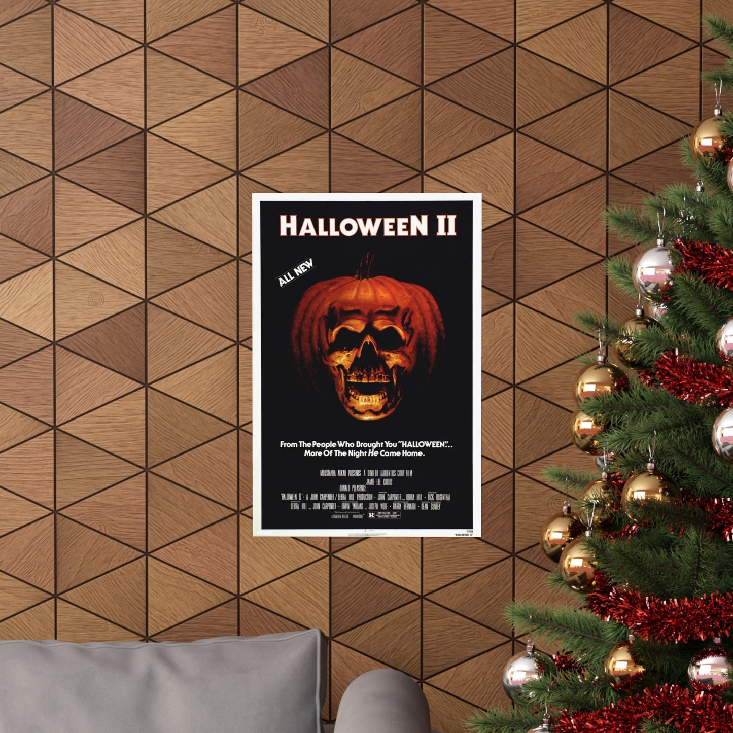 HALLOWEEN II 1981 - Paper Movie Poster-The Sticker Space