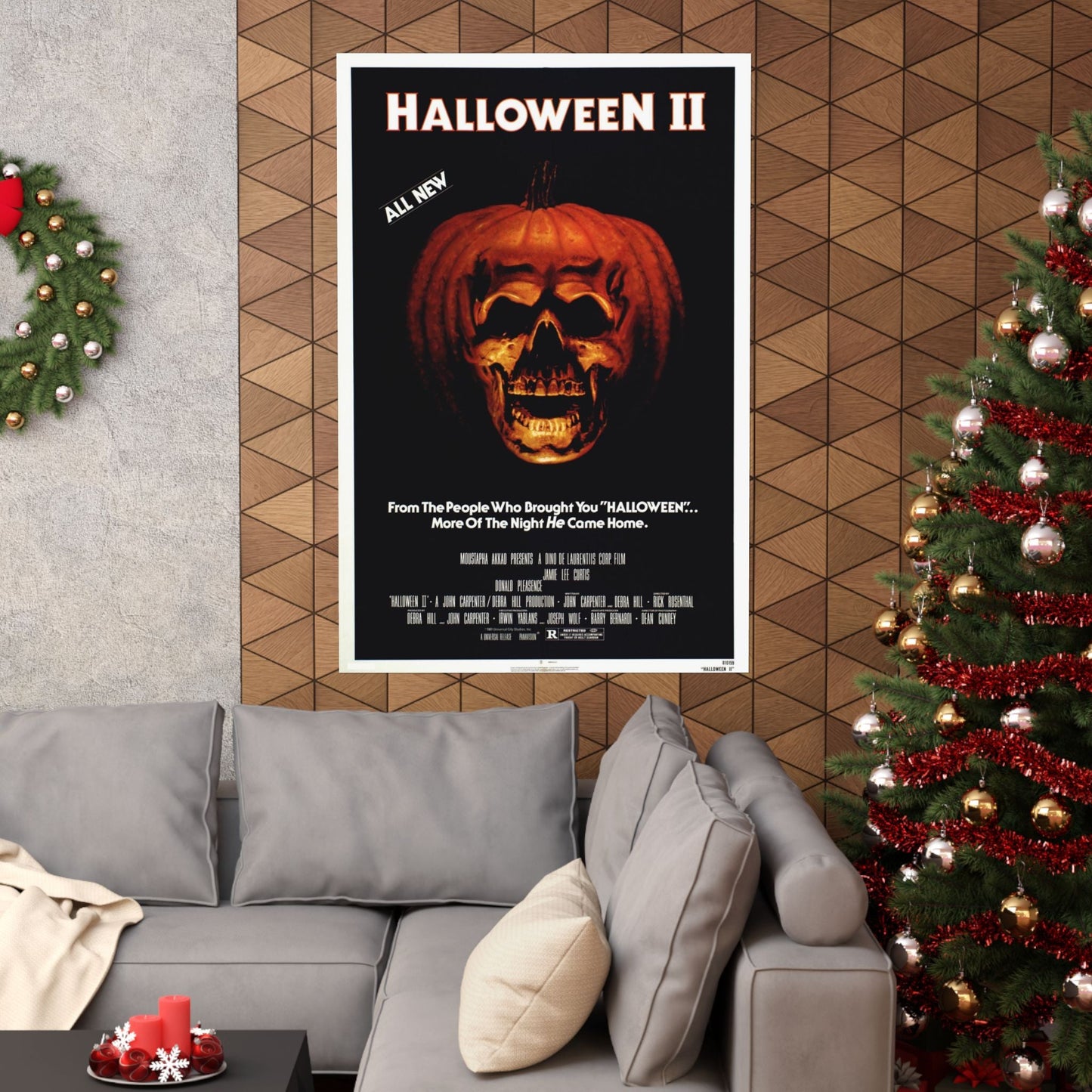 HALLOWEEN II 1981 - Paper Movie Poster-The Sticker Space