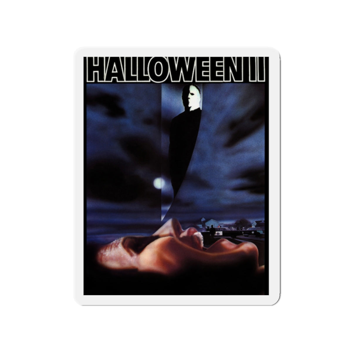 HALLOWEEN II (2) 1981 Movie Poster - Die-Cut Magnet-2" x 2"-The Sticker Space