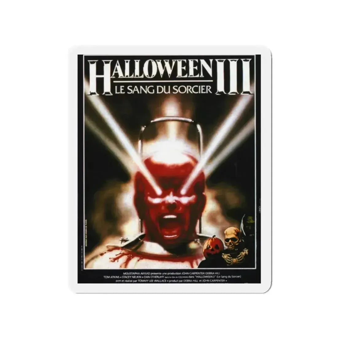 HALLOWEEN III (FRENCH) 1982 Movie Poster - Refrigerator Magnet 2 Inch - The Sticker Space
