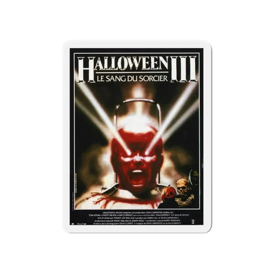 HALLOWEEN III (FRENCH) 1982 Movie Poster - Refrigerator Magnet 6 Inch - The Sticker Space