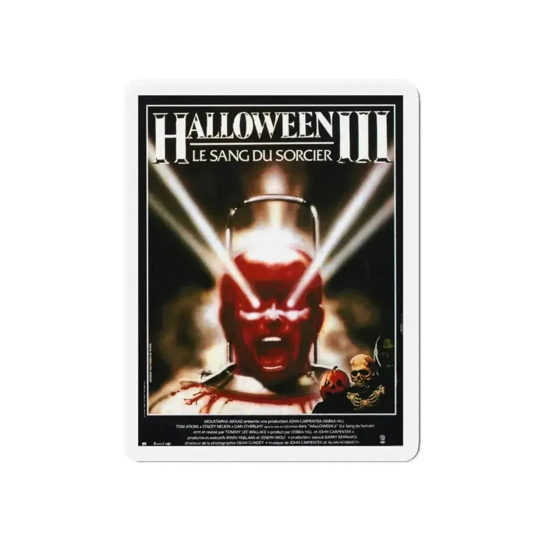 HALLOWEEN III (FRENCH) 1982 Movie Poster - Refrigerator Magnet - The Sticker Space