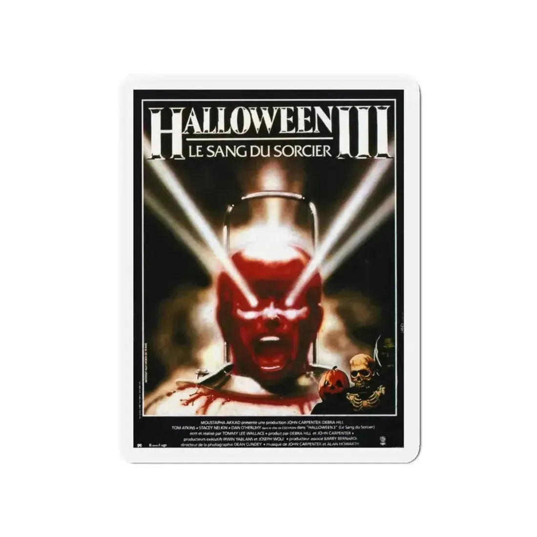 HALLOWEEN III (FRENCH) 1982 Movie Poster - Refrigerator Magnet - The Sticker Space