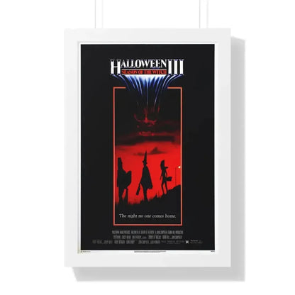 HALLOWEEN III SEASON OF THE WITCH 1982 - Framed Movie Poster 16″ x 24″ White - The Sticker Space