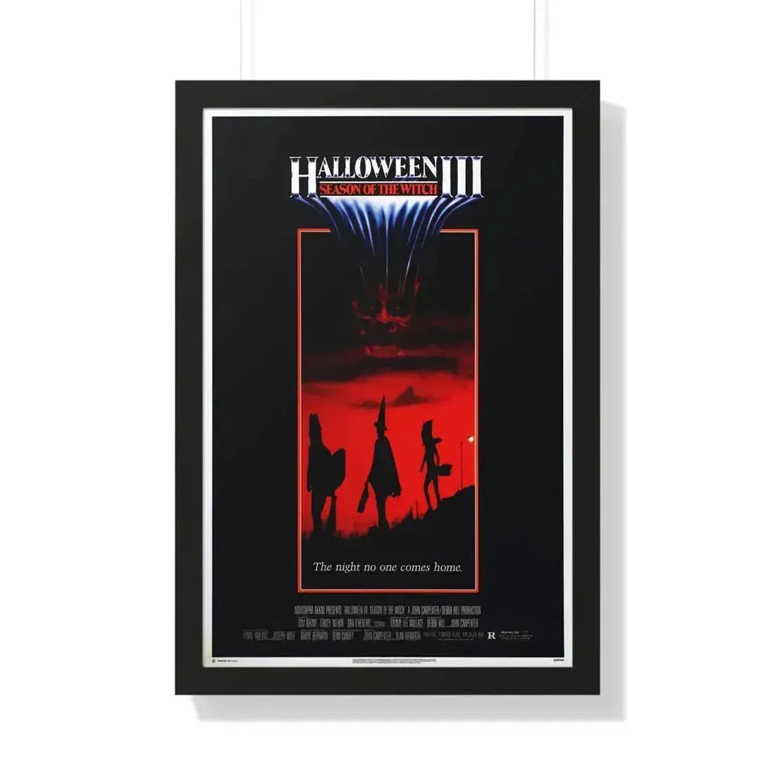 HALLOWEEN III SEASON OF THE WITCH 1982 - Framed Movie Poster 20" x 30" Black - The Sticker Space