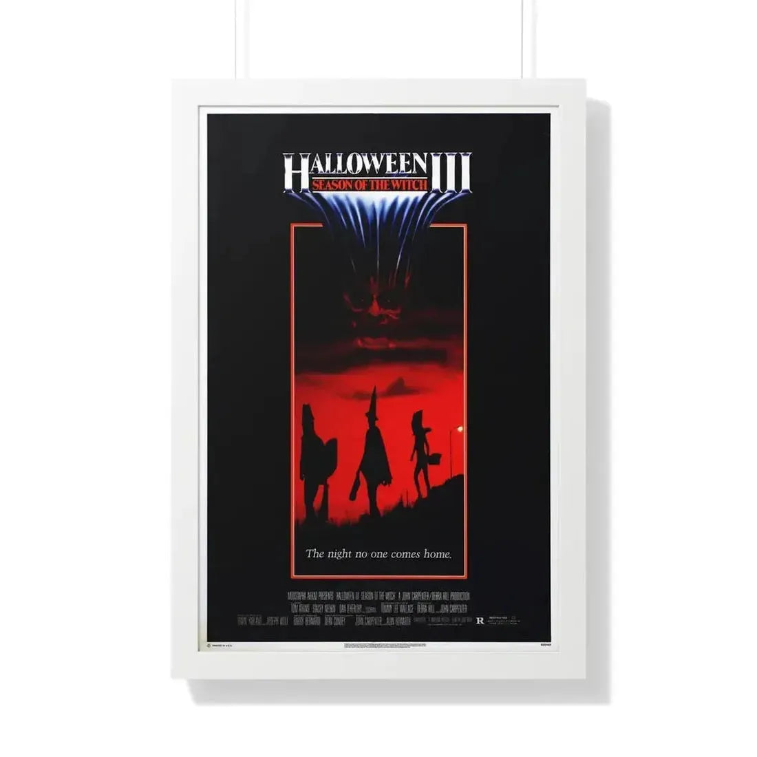 HALLOWEEN III SEASON OF THE WITCH 1982 - Framed Movie Poster 20" x 30" White - The Sticker Space