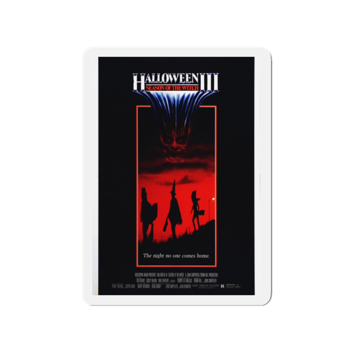 HALLOWEEN III SEASON OF THE WITCH 1982 Movie Poster - Die-Cut Magnet-2" x 2"-The Sticker Space