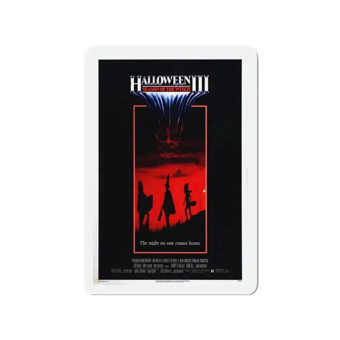 HALLOWEEN III SEASON OF THE WITCH 1982 Movie Poster - Refrigerator Magnet 3 Inch - The Sticker Space