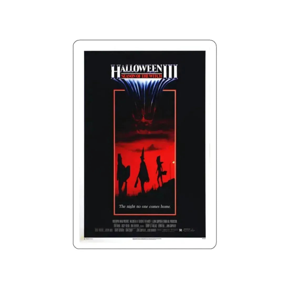 HALLOWEEN III SEASON OF THE WITCH 1982 Movie Poster STICKER Vinyl Die-Cut Decal 2 Inch - The Sticker Space