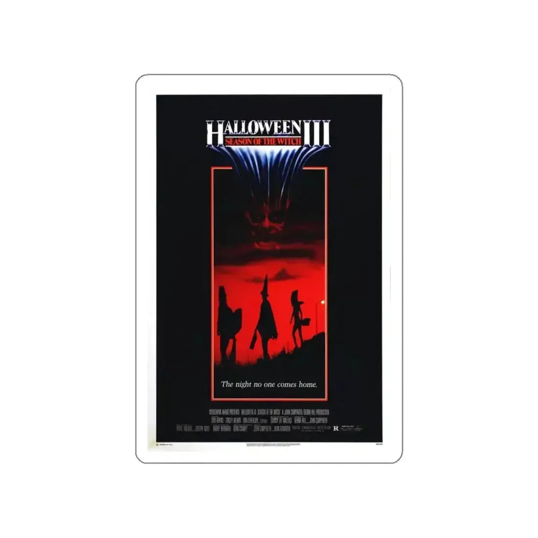 HALLOWEEN III SEASON OF THE WITCH 1982 Movie Poster STICKER Vinyl Die-Cut Decal - The Sticker Space