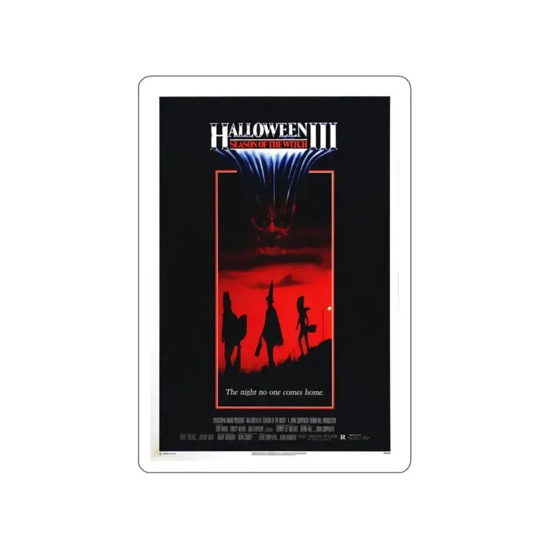HALLOWEEN III SEASON OF THE WITCH 1982 Movie Poster STICKER Vinyl Die-Cut Decal - The Sticker Space