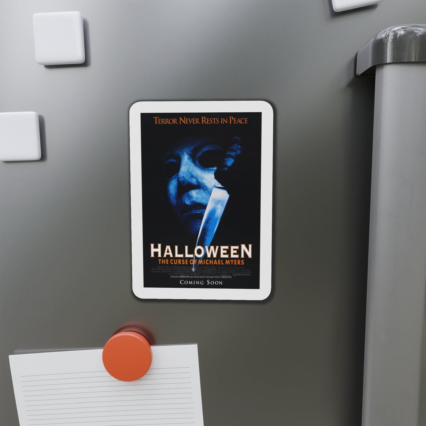 Halloween The Curse Of Michael Myers 1995 Movie Poster Die-Cut Magnet-The Sticker Space