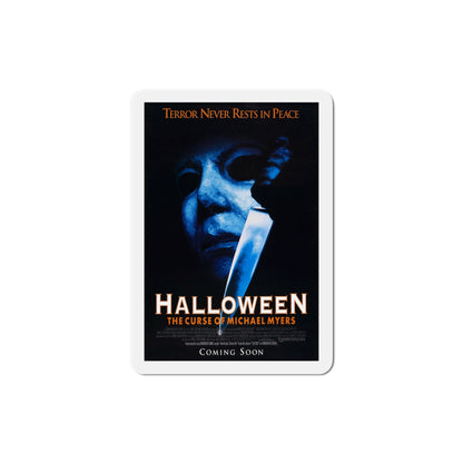 Halloween The Curse Of Michael Myers 1995 Movie Poster Die-Cut Magnet-4" x 4"-The Sticker Space