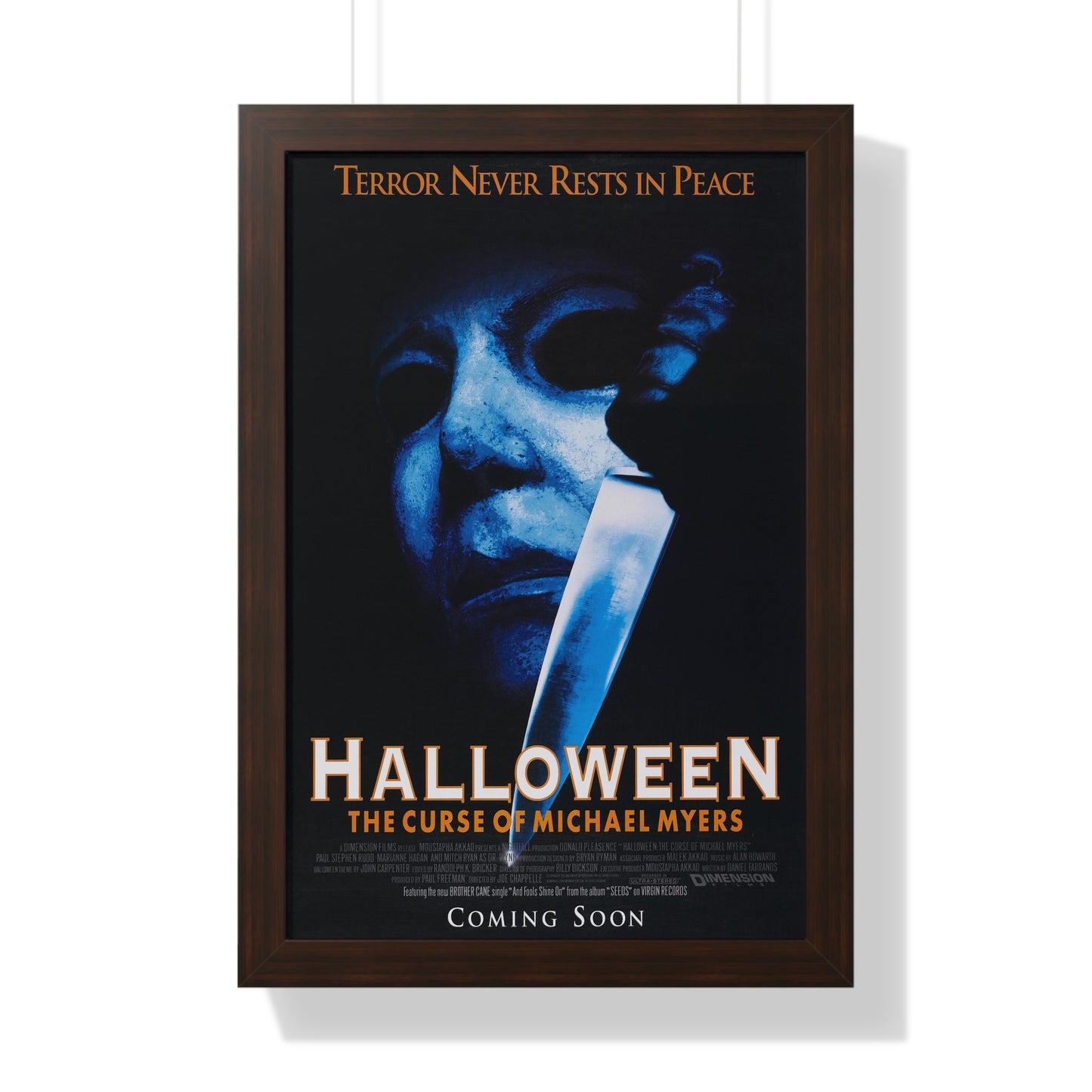 HALLOWEEN THE CURSE OF MICHEAL MEYERS 1995 - Framed Movie Poster-16″ x 24″-The Sticker Space