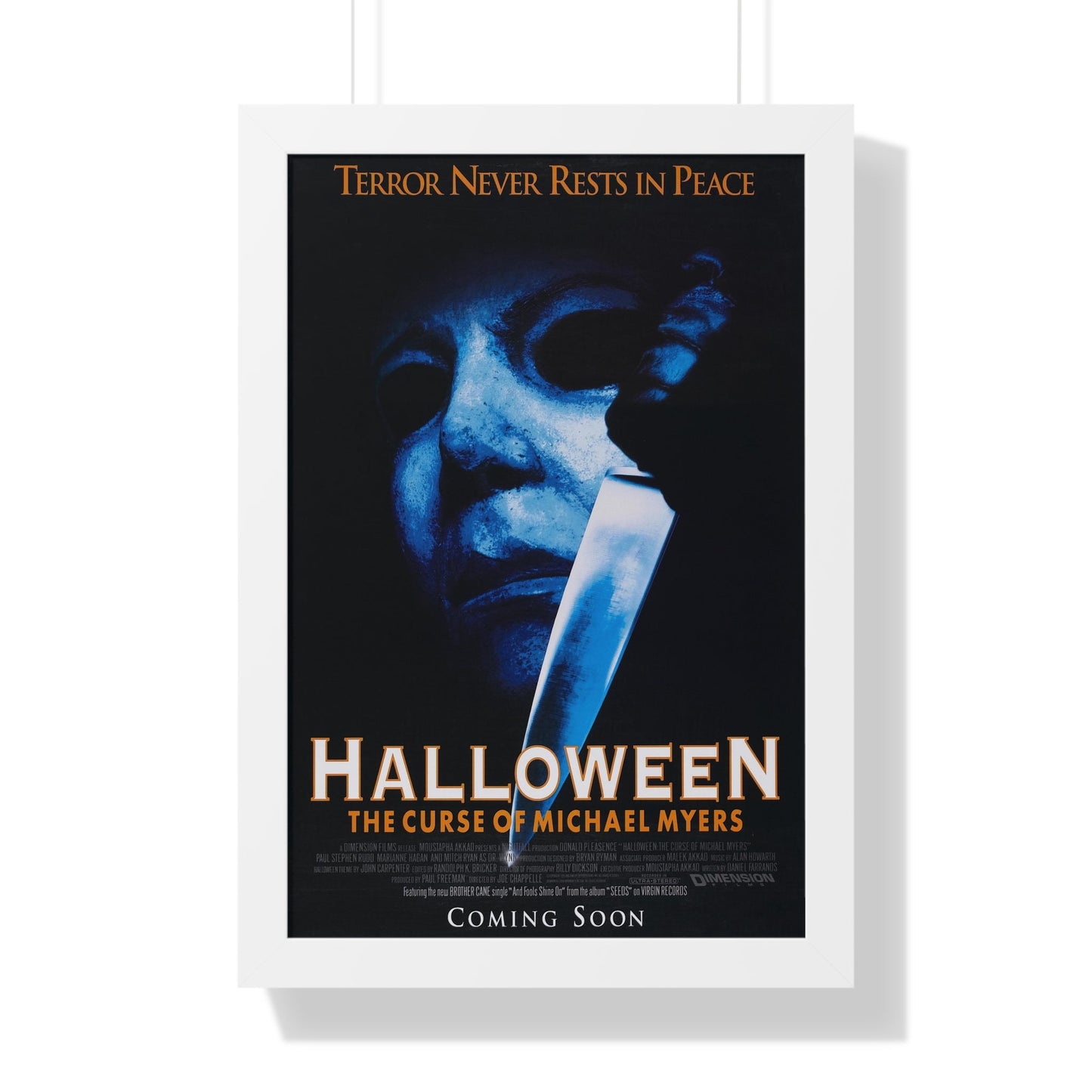 HALLOWEEN THE CURSE OF MICHEAL MEYERS 1995 - Framed Movie Poster-16″ x 24″-The Sticker Space