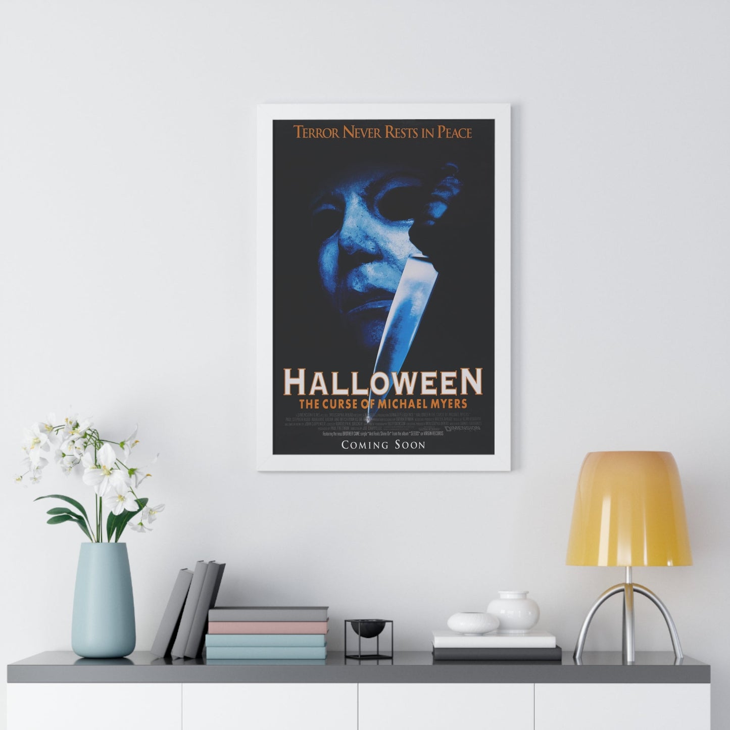 HALLOWEEN THE CURSE OF MICHEAL MEYERS 1995 - Framed Movie Poster-The Sticker Space