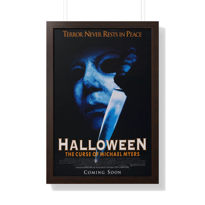 HALLOWEEN THE CURSE OF MICHEAL MEYERS 1995 - Framed Movie Poster-20" x 30"-The Sticker Space