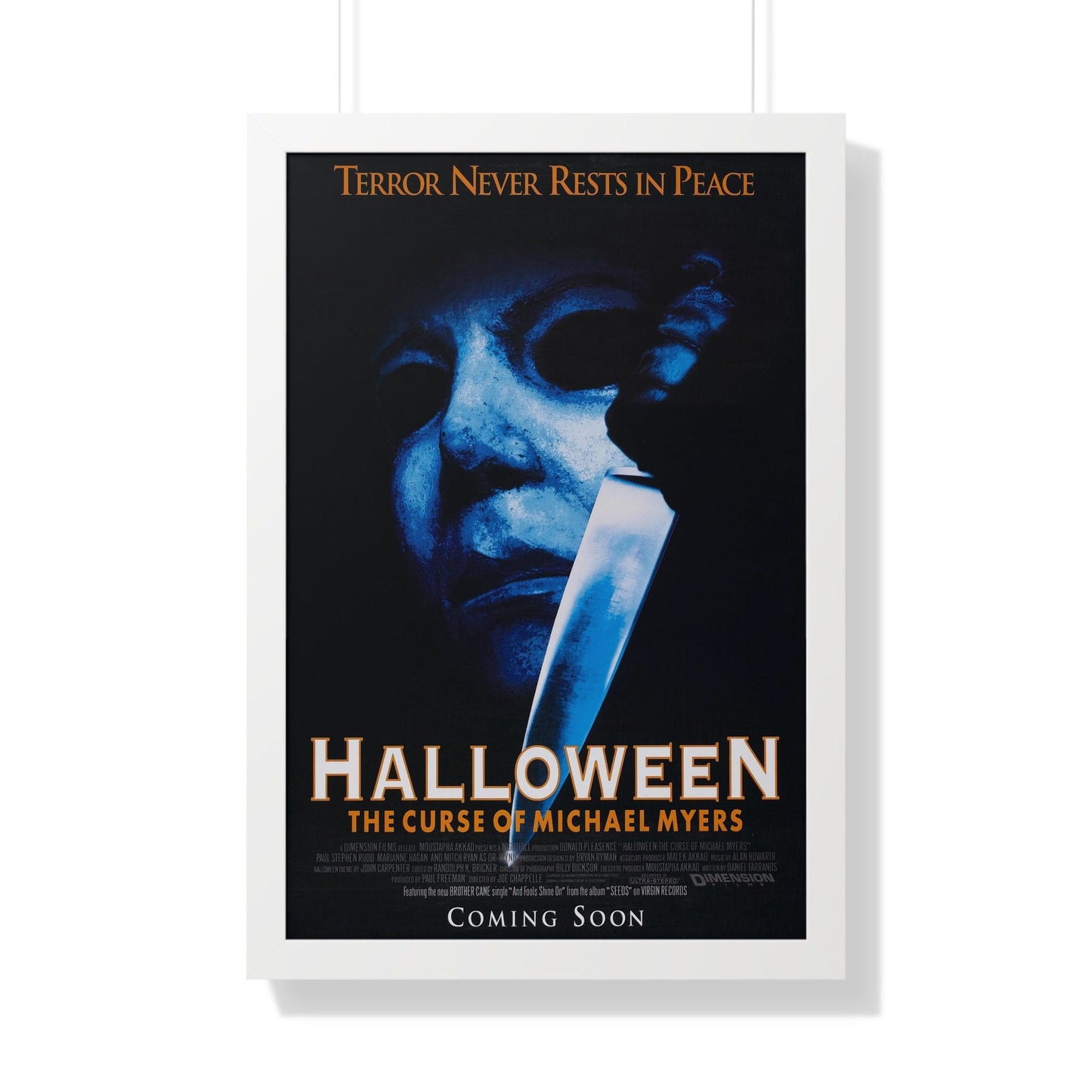 HALLOWEEN THE CURSE OF MICHEAL MEYERS 1995 - Framed Movie Poster-20" x 30"-The Sticker Space