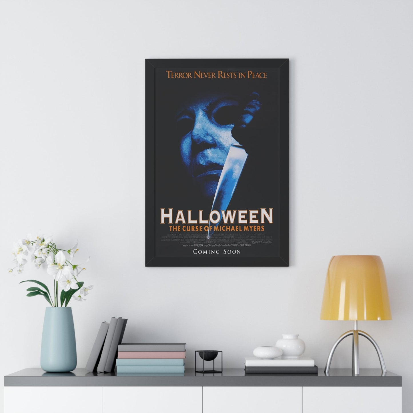 HALLOWEEN THE CURSE OF MICHEAL MEYERS 1995 - Framed Movie Poster-The Sticker Space