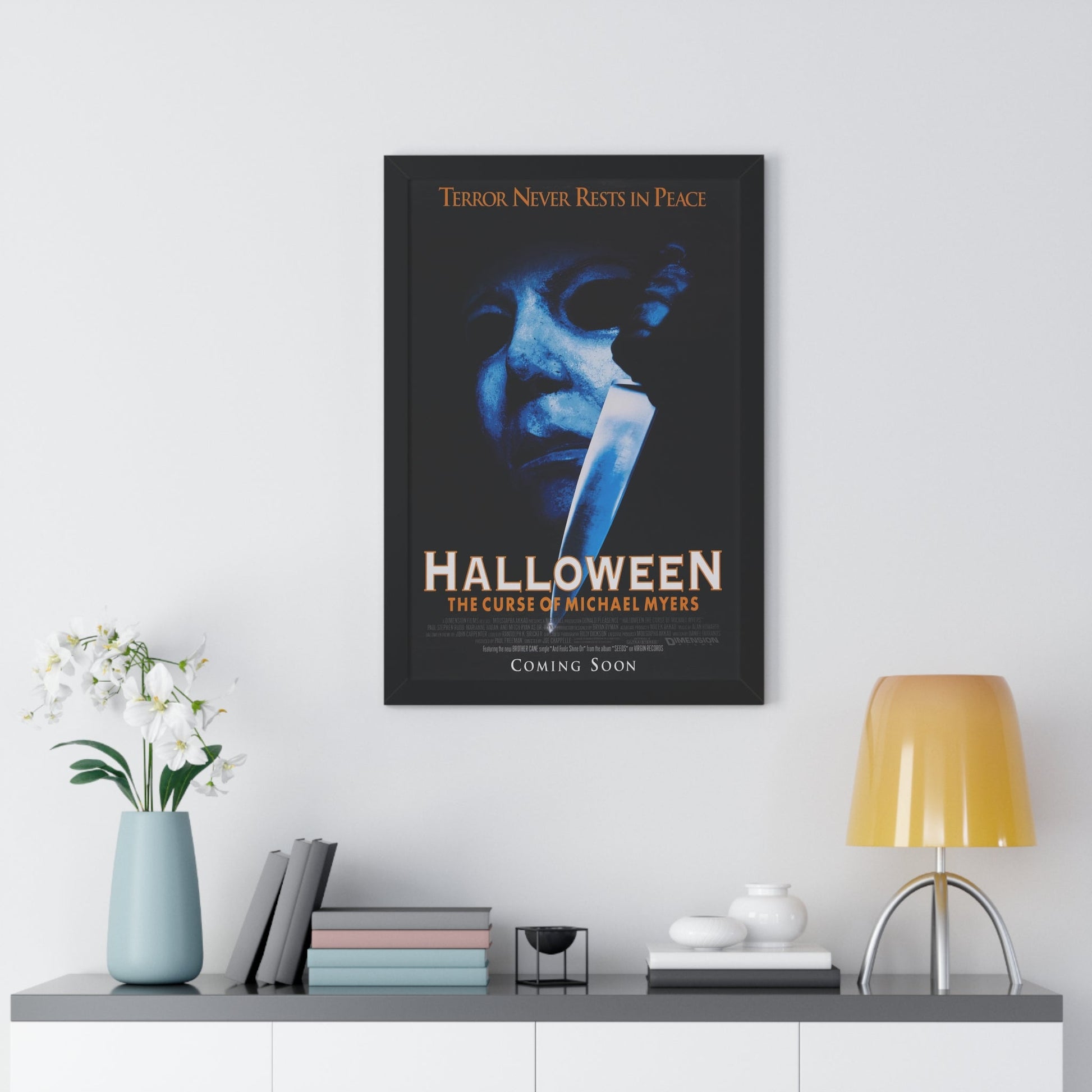 HALLOWEEN THE CURSE OF MICHEAL MEYERS 1995 - Framed Movie Poster-The Sticker Space