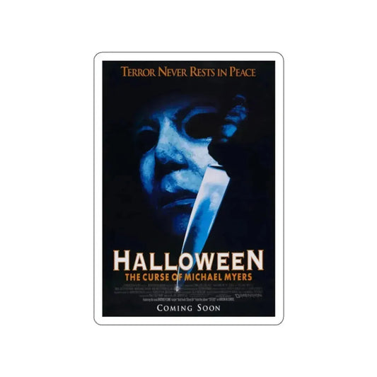 HALLOWEEN THE CURSE OF MICHEAL MEYERS 1995 Movie Poster STICKER Vinyl Die-Cut Decal 2 Inch - The Sticker Space