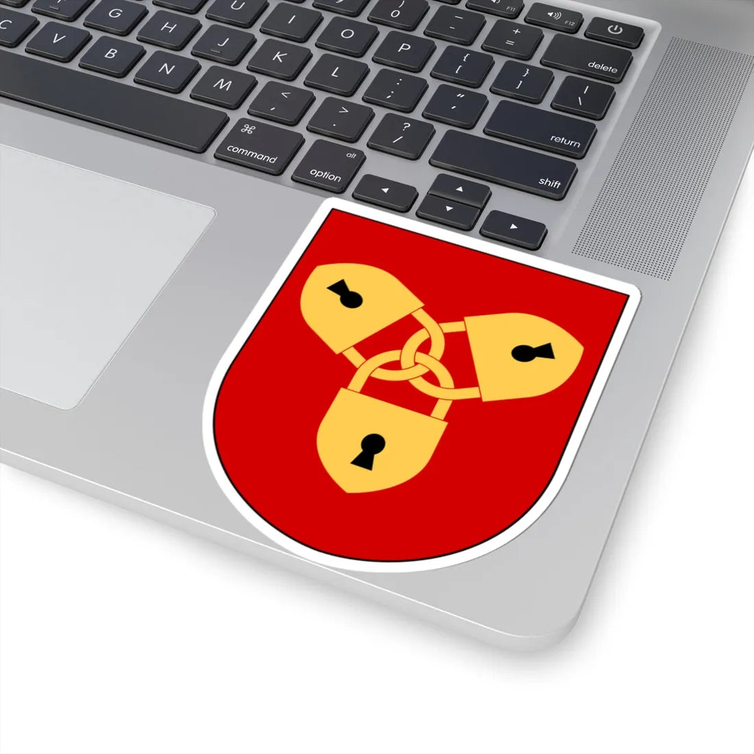 Hallsberg vapen (Sweden) (Coat of Arms) STICKER Vinyl Kiss-Cut Decal - The Sticker Space