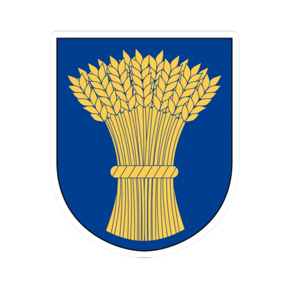 Halmstad härad vapen (Sweden) (Coat of Arms) STICKER Vinyl Kiss-Cut Decal 2 Inch White - The Sticker Space