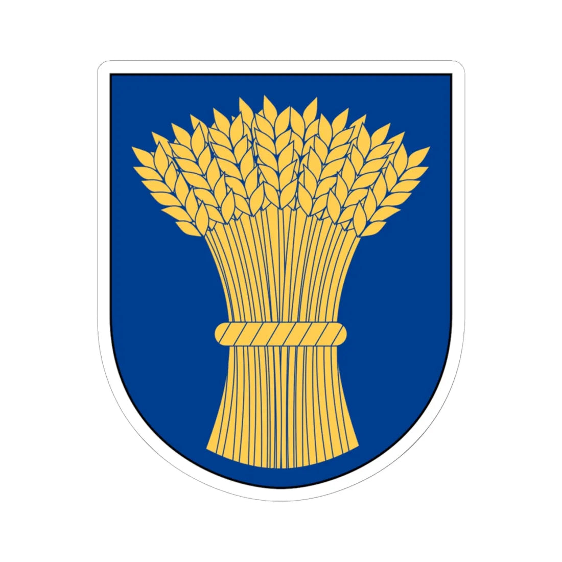 Halmstad härad vapen (Sweden) (Coat of Arms) STICKER Vinyl Kiss-Cut Decal - The Sticker Space