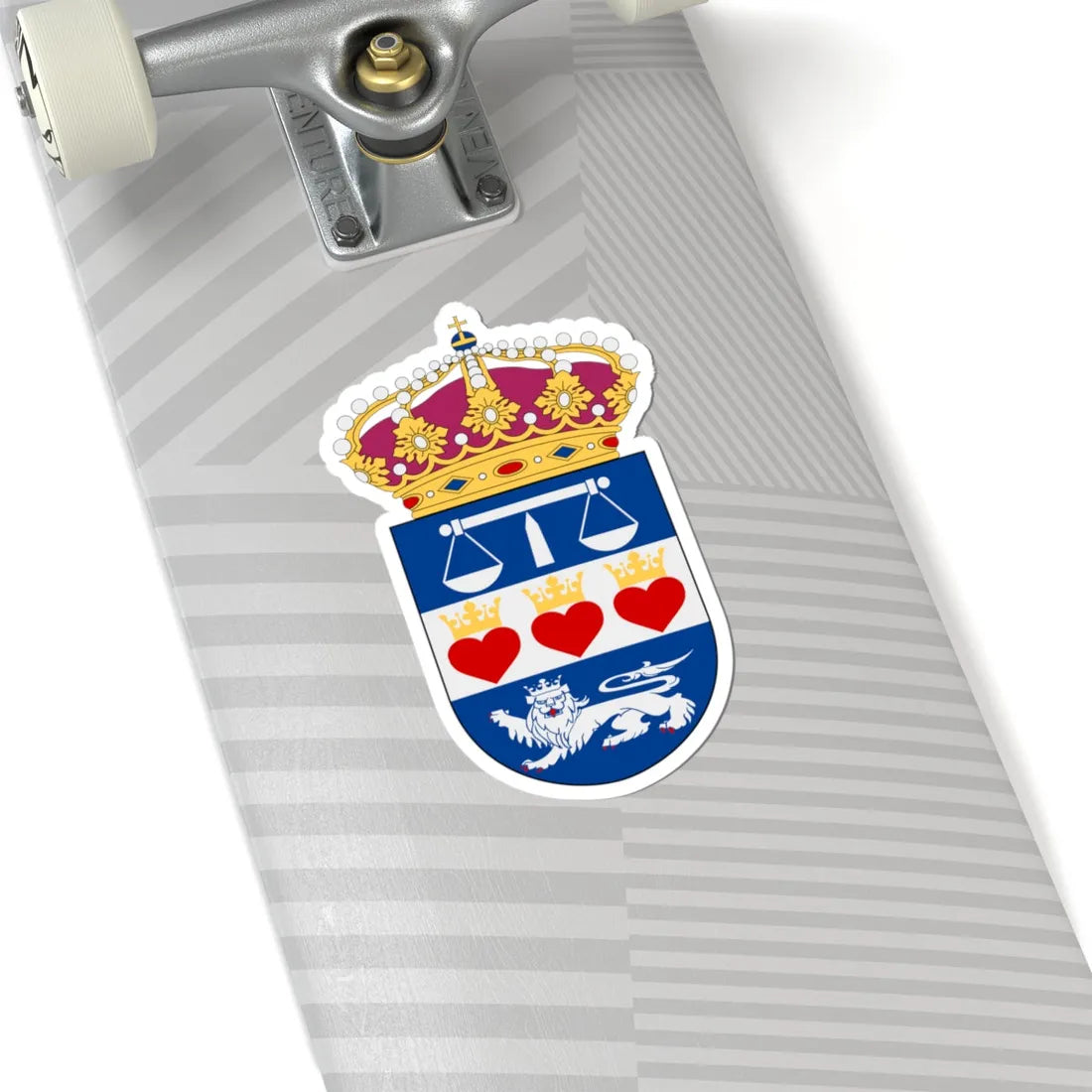 Halmstads tingsrätt vapen (Sweden) (Coat of Arms) STICKER Vinyl Kiss-Cut Decal - The Sticker Space