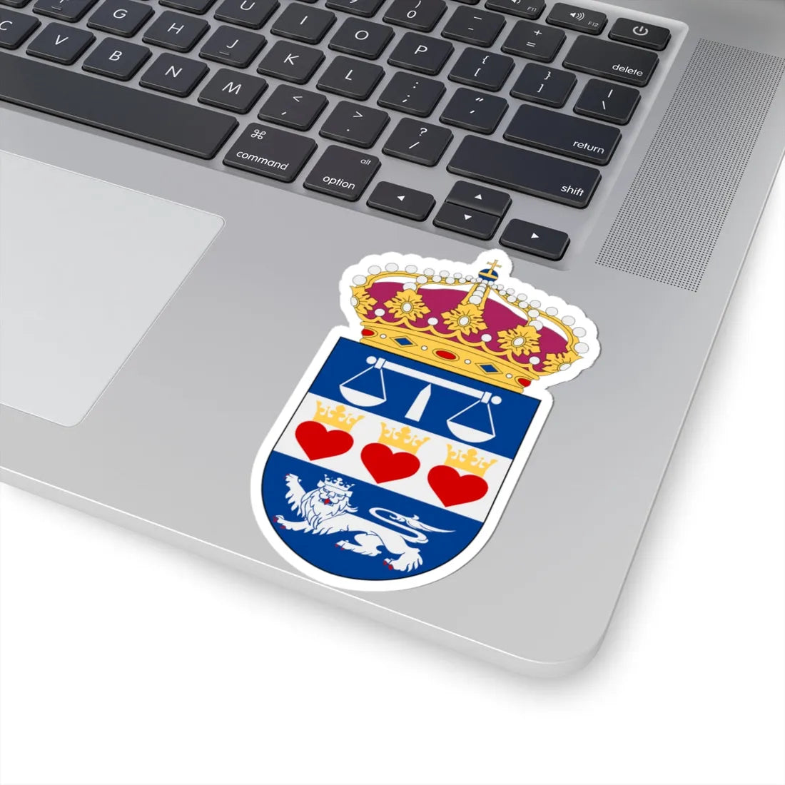 Halmstads tingsrätt vapen (Sweden) (Coat of Arms) STICKER Vinyl Kiss-Cut Decal - The Sticker Space