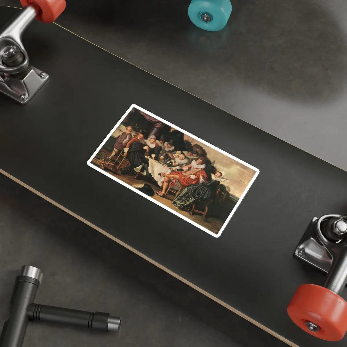 SKU:15319638506599386442 Sticker types:White Shape:Die-Cut Sizes:6" × 6"
