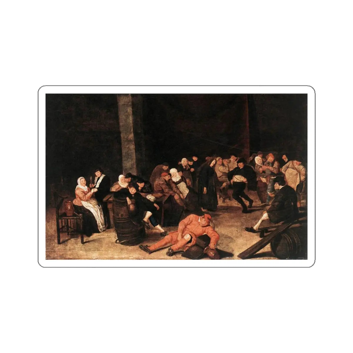 SKU:11667691783286226524 Sticker types:White Shape:Die-Cut Sizes:5" × 5"
