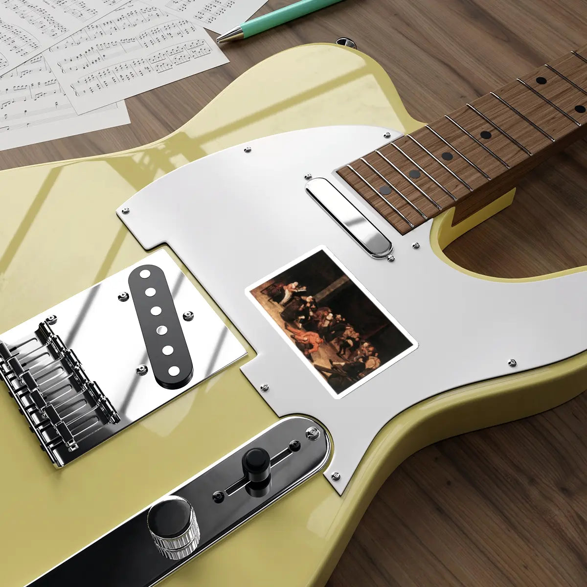 SKU:24767877077529963252 Sticker types:White Shape:Die-Cut Sizes:4" × 4"