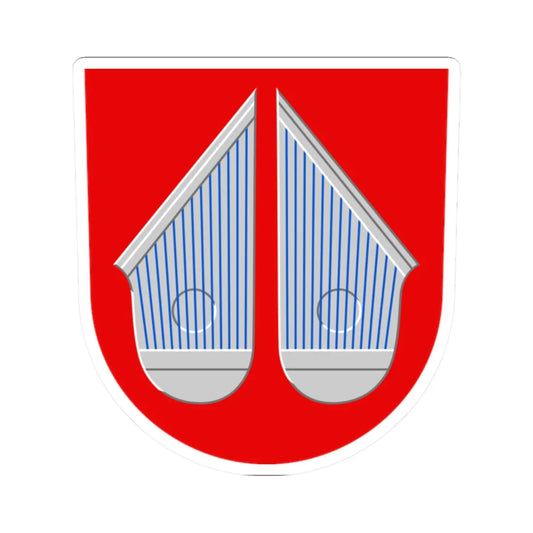 Halsua.vaakuna (Finland) (Coat of Arms) STICKER Vinyl Kiss-Cut Decal 2 Inch White - The Sticker Space