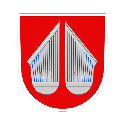 Halsua.vaakuna (Finland) (Coat of Arms) STICKER Vinyl Kiss-Cut Decal 3 Inch White - The Sticker Space